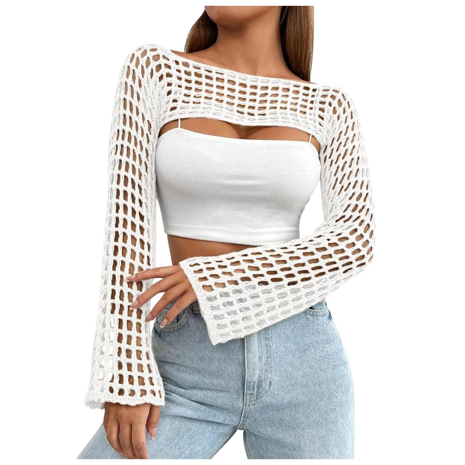 Sexy Cutout Long Sleeve Pullover